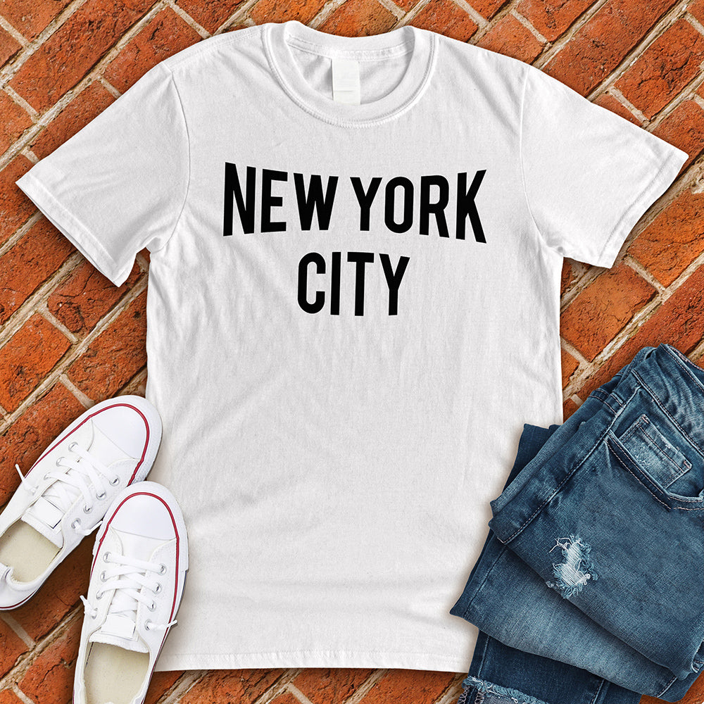 White New York Tee