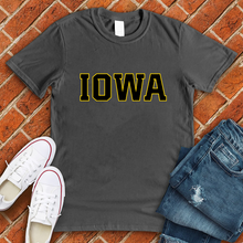 Load image into Gallery viewer, Yellow And Black Iowa Tee
