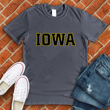 Load image into Gallery viewer, Yellow And Black Iowa Tee
