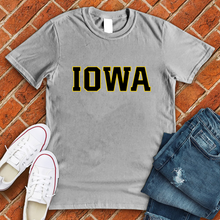 Load image into Gallery viewer, Yellow And Black Iowa Tee
