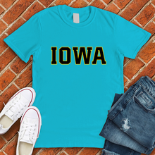 Load image into Gallery viewer, Yellow And Black Iowa Tee
