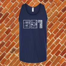 Load image into Gallery viewer, 801 Map Unisex Tank Top
