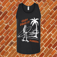 Load image into Gallery viewer, Easy Does It Florida Unisex Tank Top
