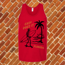 Load image into Gallery viewer, Easy Does It Florida Unisex Tank Top
