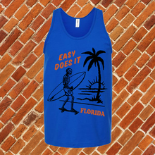 Load image into Gallery viewer, Easy Does It Florida Unisex Tank Top
