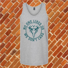 Load image into Gallery viewer, No One Likes Us We Don&#39;t Care Unisex Tank Top
