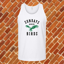 Load image into Gallery viewer, Sundays Are For The Birds Unisex Tank Top
