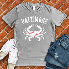 Load image into Gallery viewer, Baltimore Crab Baseball Tee
