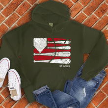 Load image into Gallery viewer, St. Louis Baseball Flag Hoodie
