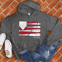 Load image into Gallery viewer, St. Louis Baseball Flag Hoodie
