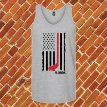 Load image into Gallery viewer, Florida Hockey Flag Unisex Tank Top
