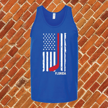 Load image into Gallery viewer, Florida Hockey Flag Unisex Tank Top
