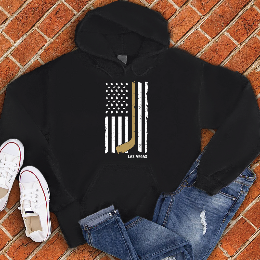 Vegas Hockey Flag Hoodie