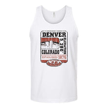 Load image into Gallery viewer, Denver Skyline &amp; Elevation Unisex Tank Top
