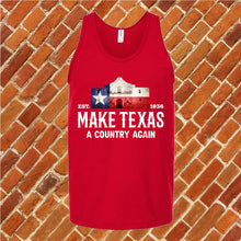 Load image into Gallery viewer, Make Texas A Country Again Unisex Tank Top
