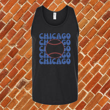 Load image into Gallery viewer, Chicago Repeat Baseball Unisex Tank Top
