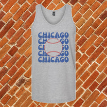 Load image into Gallery viewer, Chicago Repeat Baseball Unisex Tank Top
