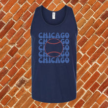 Load image into Gallery viewer, Chicago Repeat Baseball Unisex Tank Top
