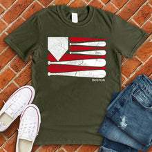 Load image into Gallery viewer, Boston Baseball Flag Tee
