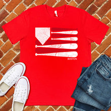 Load image into Gallery viewer, Boston Baseball Flag Tee
