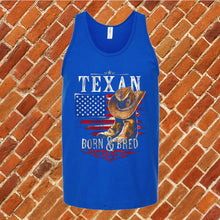 Load image into Gallery viewer, Texan Born &amp; Bred Unisex Tank Top
