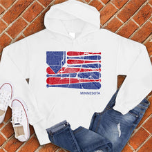 Load image into Gallery viewer, Minnesota Baseball Flag Hoodie
