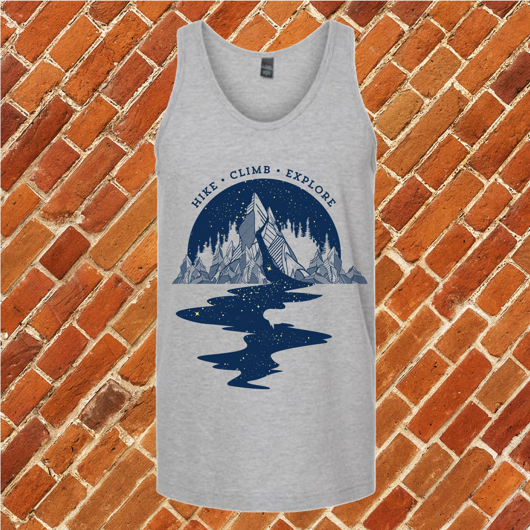 Hike Climb Explore Unisex Tank Top