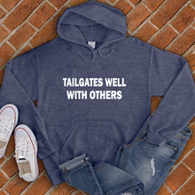 Load image into Gallery viewer, Tailgates Well With Others Hoodie
