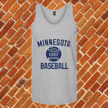 Load image into Gallery viewer, Minnesota Baseball Unisex Tank Top
