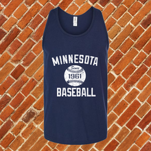 Load image into Gallery viewer, Minnesota Baseball Unisex Tank Top
