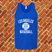 Load image into Gallery viewer, Los Angeles Baseball Unisex Tank Top
