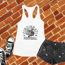 Load image into Gallery viewer, Cincinnati Football Women&#39;s Tank Top
