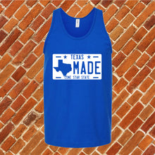 Load image into Gallery viewer, Texas License Plate Unisex Tank Top
