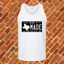 Load image into Gallery viewer, Texas License Plate Unisex Tank Top
