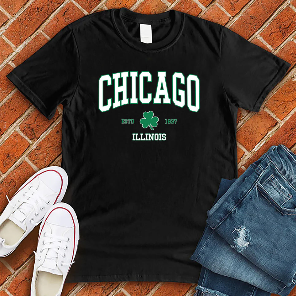 Chicago Illinois Clover Tee