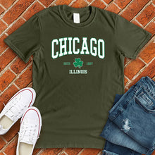 Load image into Gallery viewer, Chicago Illinois Clover Tee
