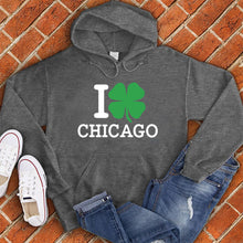 Load image into Gallery viewer, I Love Chicago Clover Hoodie
