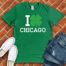 Load image into Gallery viewer, I Love Chicago Clover Tee
