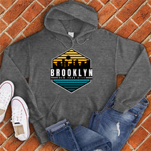 Load image into Gallery viewer, Brooklyn Sunset Hexagon Hoodie
