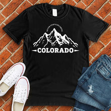 Load image into Gallery viewer, Never Stop Exploring Colorado Tee
