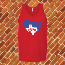 Load image into Gallery viewer, Texas I&#39;m With Stupid Unisex Tank Top
