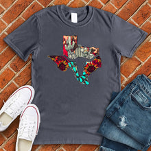 Load image into Gallery viewer, Floral Hidden Long Horn Tee
