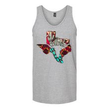 Load image into Gallery viewer, Floral Hidden Long Horn Unisex Tank Top
