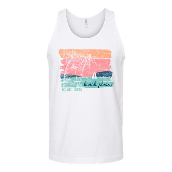 Beach Please Key West Unisex Tank Top