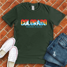 Load image into Gallery viewer, Colorado Adventure is Calling Tee
