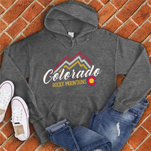 Load image into Gallery viewer, Rocky Mountain Colorado Flag Hoodie
