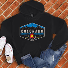 Load image into Gallery viewer, Colorado Hexagon Badge Hoodie
