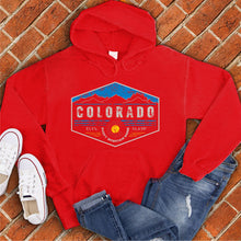 Load image into Gallery viewer, Colorado Hexagon Badge Hoodie
