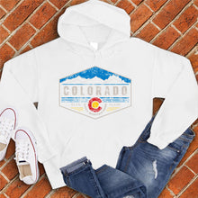 Load image into Gallery viewer, Colorado Hexagon Badge Hoodie
