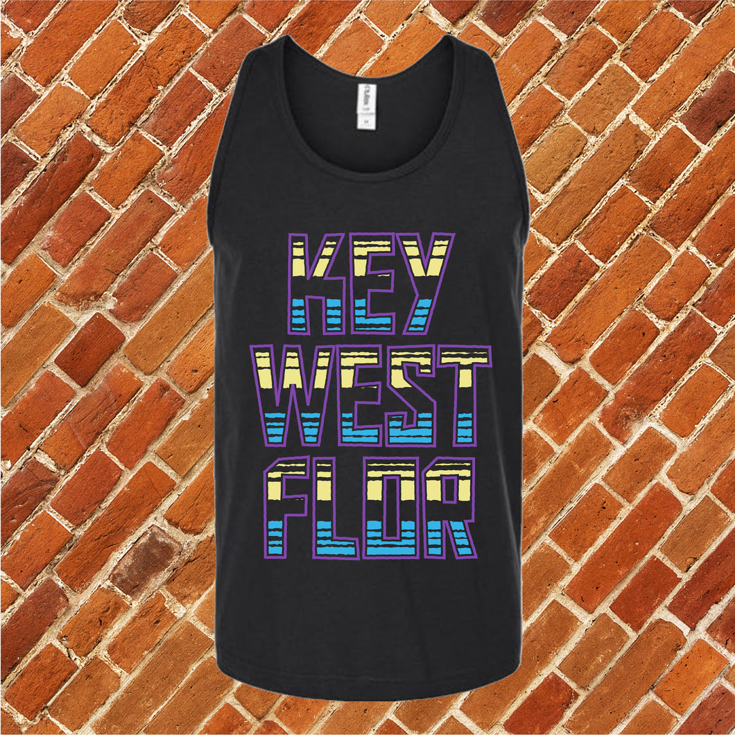 Key West Flor Unisex Tank Top